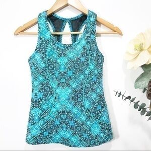 Athleta Energy Tank, Aqua Blue Cairo women’s  top Size XS
